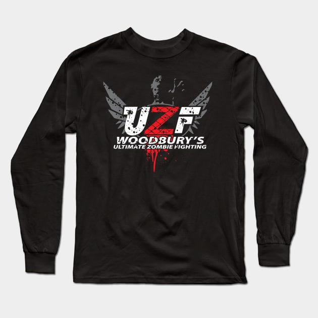 Zombie UFC Long Sleeve T-Shirt by GreenHRNET